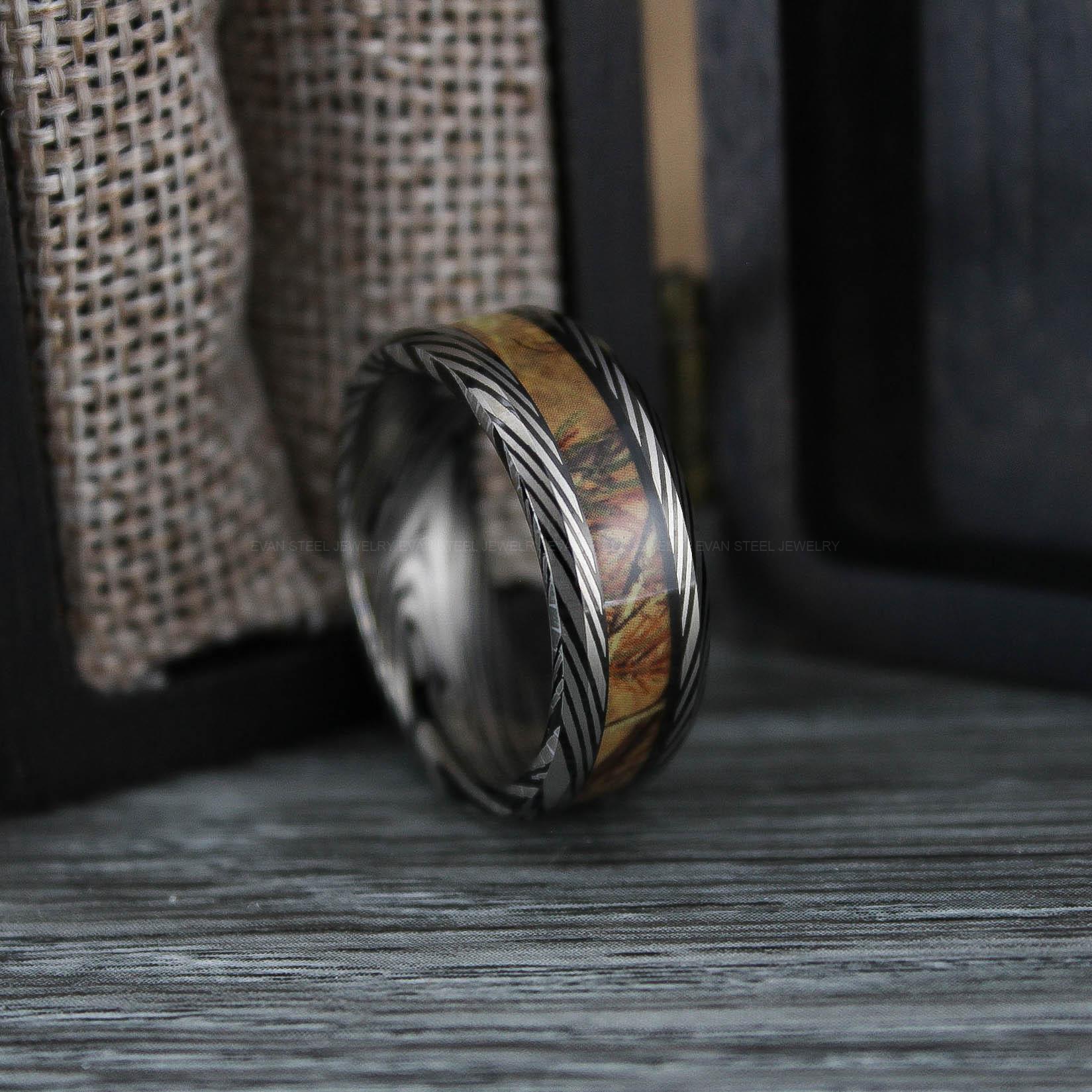 IMG_0728 Camo Ring, Camo Wedding Ring, Camo Wedding Band, Army Ring, Military Ring, Army Jewelry, Camo Jewelry, Camouflage Wedding Band - Image 1