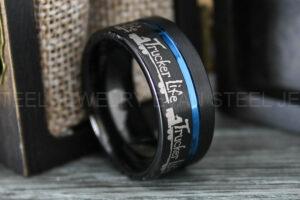 Truck Driver Ring, Trucker Ring, Truck Life Ring, Trucker Life Ring, Trucker Jewelry, Truck Driver Wedding Band