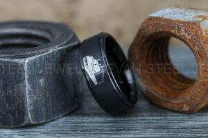 Truck Driver Ring, Trucker Ring, Tractor Trailer Ring, Trucker Life Ring, Trucker Jewelry, Truck Driver Wedding Band