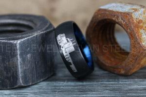 Truck Driver Ring, Trucker Ring, Tractor Trailer Ring, Trucker Life Ring, Trucker Jewelry, Truck Driver Wedding Band