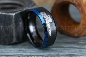 Truck Driver Ring, Trucker Ring, Tractor Trailer Ring, Trucker Life Ring, Trucker Jewelry, Truck Driver Wedding Band