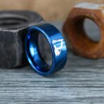 Backhoe Ring, Excavator Ring, Tractor Ring, Construction Machinery Ring, Backhoe Jewelry, Excavation Machinery Ring, Bulldozer Ring, Black Tungsten Wedding Ring, Black Tungsten Ring