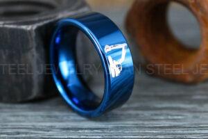 Backhoe Ring, Excavator Ring, Tractor Ring, Construction Machinery Ring, Backhoe Jewelry, Excavation Machinery Ring, Bulldozer Ring, Black Tungsten Wedding Ring, Black Tungsten Ring