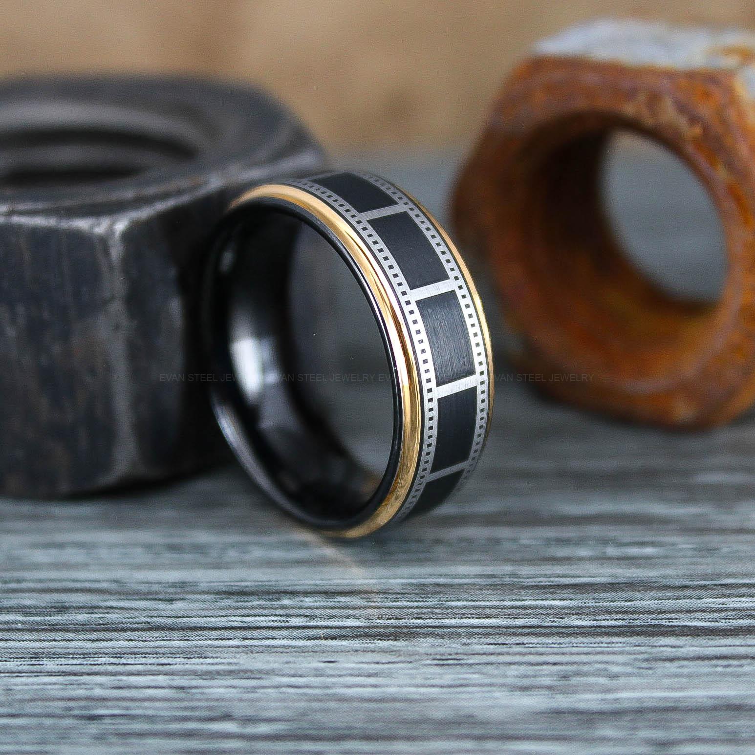 IMG_0805 Filmstrip Ring, Photography Ring, Camera Ring, Lens Ring, Camera Lens Ring - Image 1