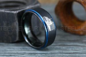 Truck Driver Ring, Trucker Ring, Tractor Trailer Ring, Trucker Life Ring, Trucker Jewelry, Truck Driver Wedding Band