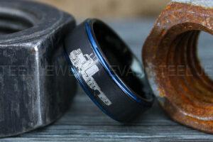 Truck Driver Ring, Trucker Ring, Tractor Trailer Ring, Trucker Life Ring, Trucker Jewelry, Truck Driver Wedding Band