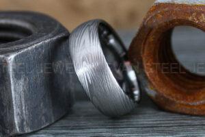 Damascus Steel Ring, Damascus Steel Wedding Ring, Damascus Steel Wedding Band