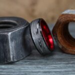 Damascus Steel Ring, Damascus Steel Wedding Ring, Damascus Steel Wedding Band