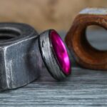 Damascus Steel Ring, Damascus Steel Wedding Ring, Damascus Steel Wedding Band - Image 4