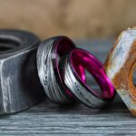 Damascus Steel Ring, Damascus Steel Wedding Ring, Damascus Steel Wedding Band - Image 5