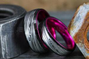 Damascus Steel Rings, Damascus Steel Wedding Rings, Damascus Steel Wedding Bands