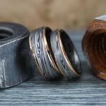 Damascus Steel Ring, Damascus Steel Wedding Ring, Damascus Steel Wedding Band - Image 4