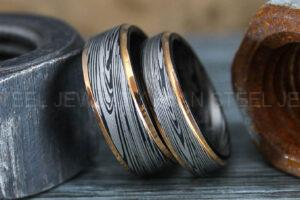 Damascus Steel Rings, Damascus Steel Wedding Rings, Damascus Steel Wedding Bands