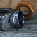 Damascus Steel Ring, Damascus Steel Wedding Ring, Damascus Steel Wedding Band