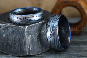 Damascus Steel Rings, Damascus Steel Wedding Rings, Damascus Steel Wedding Bands