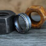 Damascus Steel Ring, Damascus Steel Wedding Ring, Damascus Steel Wedding Band