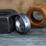 Damascus Steel Ring, Damascus Steel Wedding Ring, Damascus Steel Wedding Band