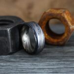 Damascus Steel Ring, Damascus Steel Wedding Ring, Damascus Steel Wedding Band