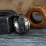 Damascus Steel Ring, Damascus Steel Wedding Ring, Damascus Steel Wedding Band