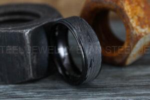 Damascus Steel Ring, Damascus Steel Wedding Ring, Damascus Steel Wedding Band