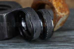 Damascus Steel Rings, Damascus Steel Wedding Rings, Damascus Steel Wedding Bands