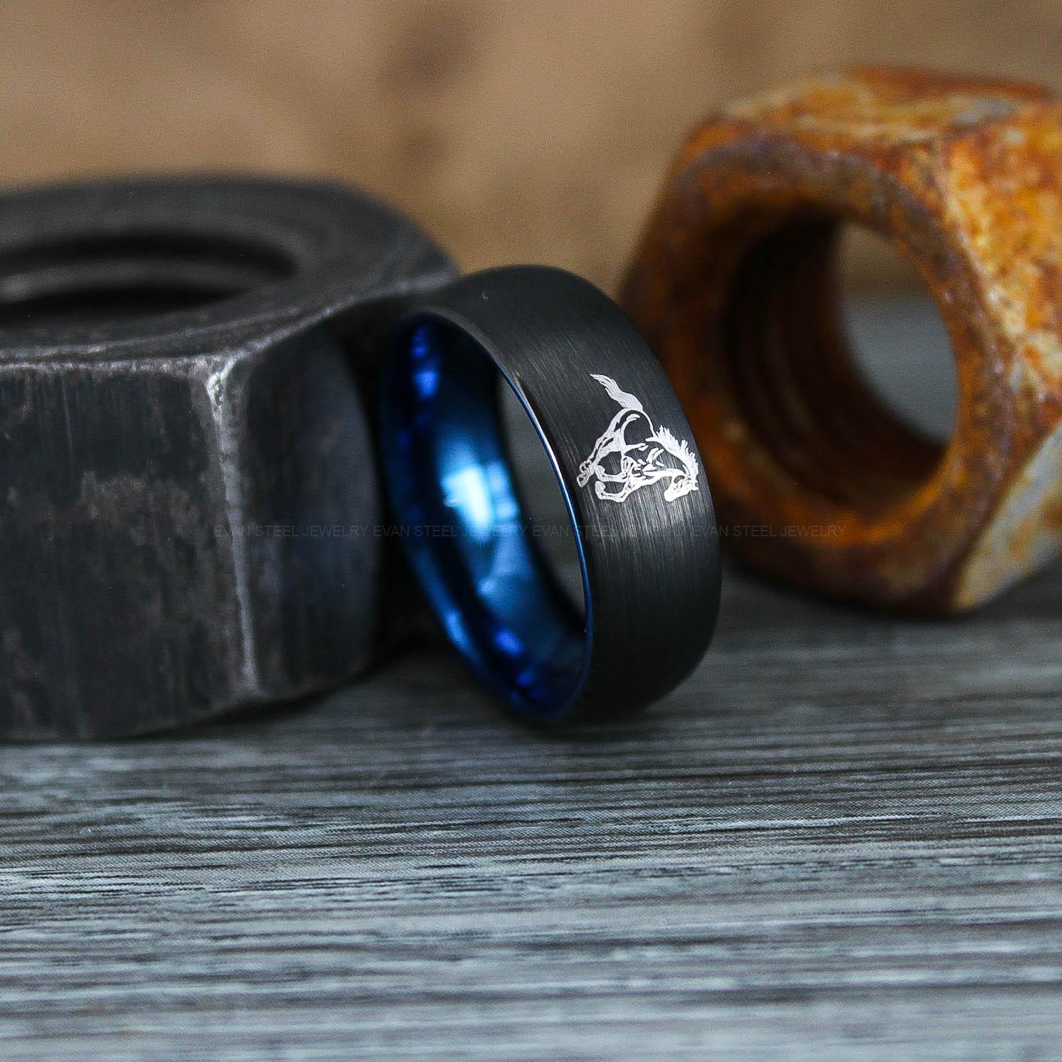 IMG_0869 Wild Horses Ring, Mustang Ring, Cowboys Ring, Horse Ring, Horse Riding Ring, Horse Jewelry, Horse Riding Jewelry, Colts Ring - Image 1