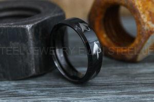 Fishing Ring, Fly Fishing Ring, Fly Fishing Wedding Band, Fishing Wedding Ring