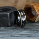 Fishing Ring, Fly Fishing Ring, Fly Fishing Wedding Band, Fishing Wedding Ring
