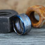 Damascus Steel Ring, Damascus Steel Wedding Ring, Damascus Steel Wedding Band