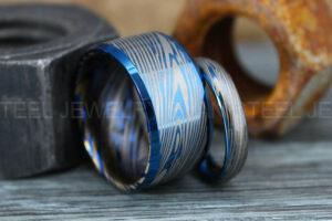 Damascus Steel Rings, Damascus Steel Wedding Rings, Damascus Steel Wedding Bands