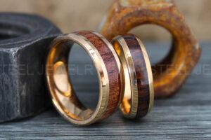 Couple Rings, Couple Wood Rings, Wood Wedding Bands, Wood Wedding Ring, Couple Jewelry, Matching Rings, His and Her Rings, Wood Rings
