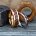 Couple Rings, Couple Wood Rings, Wood Wedding Bands, Wood Wedding Ring, Couple Jewelry, Matching Rings, His and Her Rings, Wood Rings