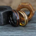 Wood Rings, Wood Wedding Bands, Couple Wedding Bands, Koa Wood Wedding Rings