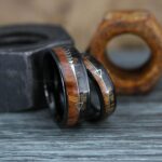 Wood Rings, Wood Wedding Bands, Couple Wedding Bands, Koa Wood Wedding Rings