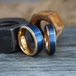 Couple Rings, Couple Wedding Bands, Matching Couple Rings, Rose Gold Wedding Bands