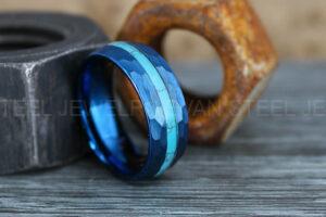 Turquoise Ring, Turquoise Wedding Ring, Turquoise Wedding Band, Turquoise Jewelry