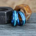 Turquoise Ring, Turquoise Wedding Ring, Turquoise Wedding Band, Turquoise Jewelry - Image 5