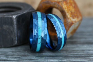 Turquoise Rings, Turquoise Wedding Rings, Turquoise Wedding Bands, Turquoise Jewelry