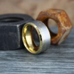 Baseball Ring, Baseball Wedding Band, Baseball Wedding Ring, Gold Wedding Band